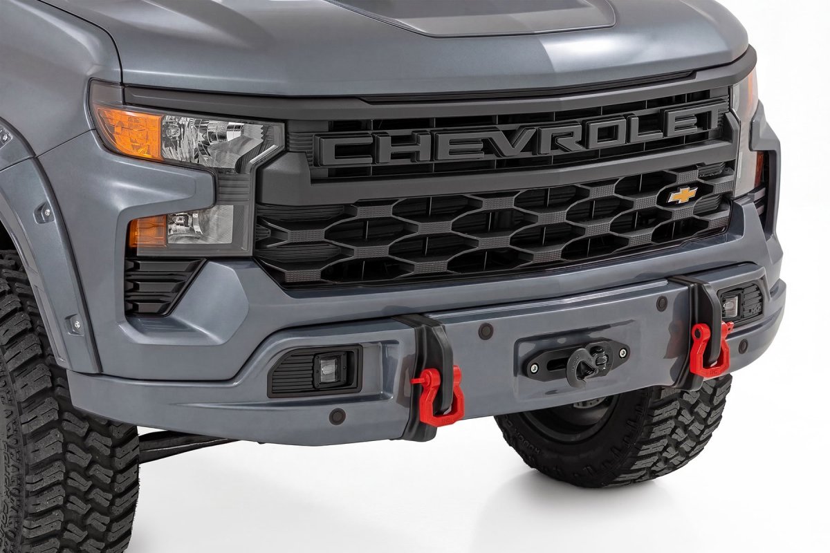 Chevrolet Silverado 1500 Bumper Cover - Rough Country - FXS - Sterling Grey Metallic - '23-'26